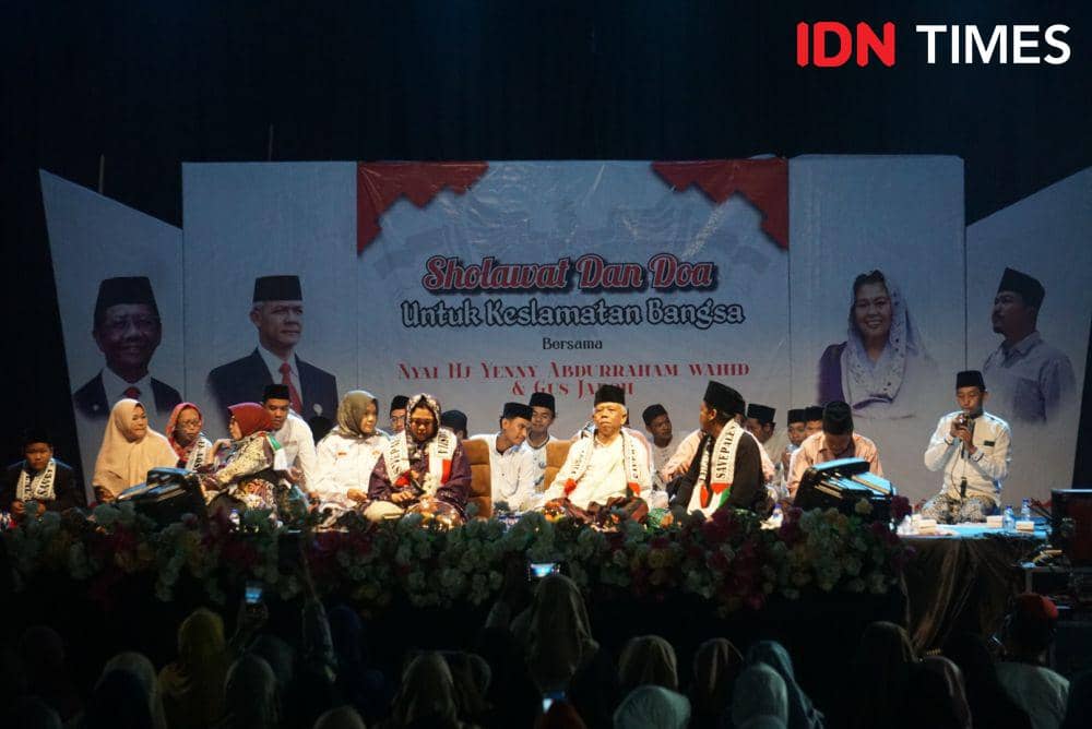 Sholawat dan Doa untuk Keselamatan Bangsa. (IDN Times/Herlambang Jati Kusumo).