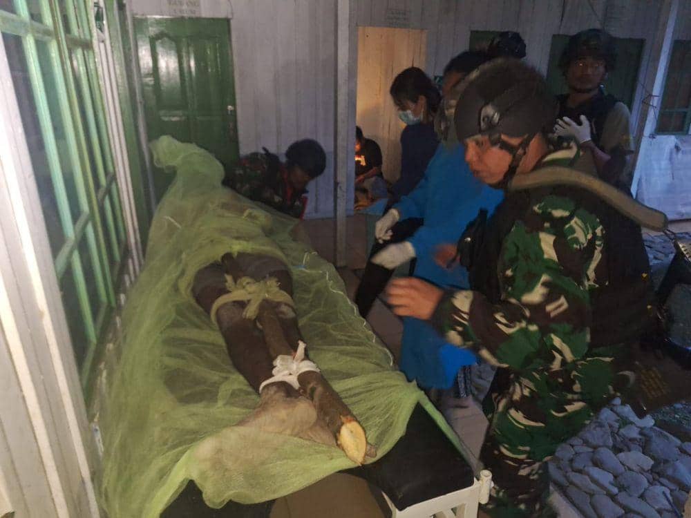 Salah satu korban penyerangan oleh KKB pimpinan Aibon Kogoya di Kampung Jambul, Distrik Beoga Barat, Puncak. (IDN Times/Istimewa)