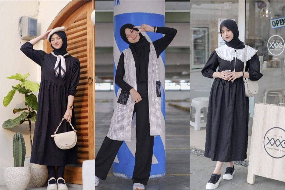 9 OOTD Nuansa Hitam ala Adellia Halim, Outfit Cewek Mamba!