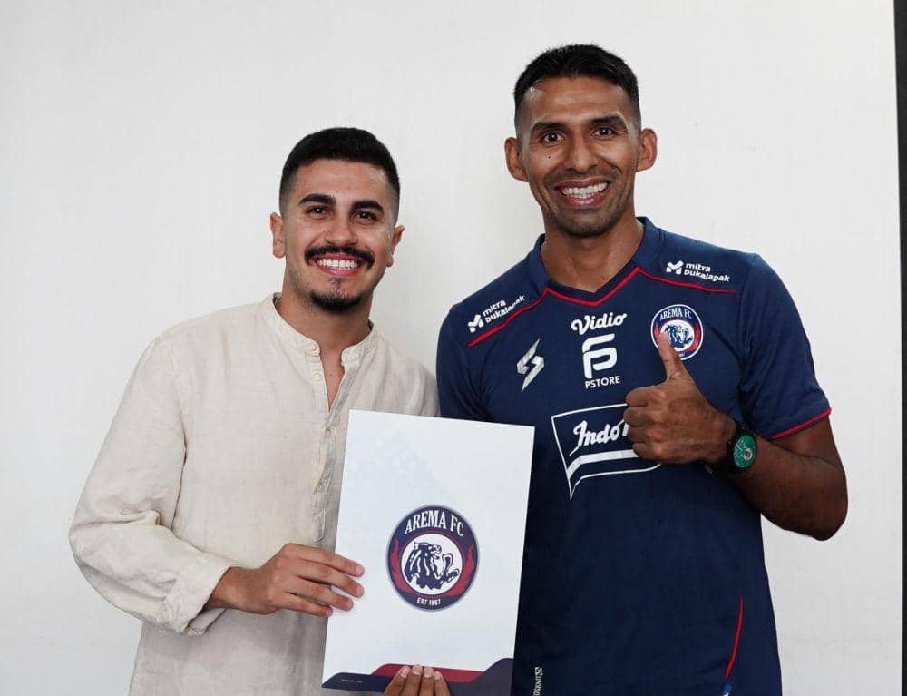Pemain anyar Arema FC, Gilbert Alvarez. (Dok Media Officer Arema FC)