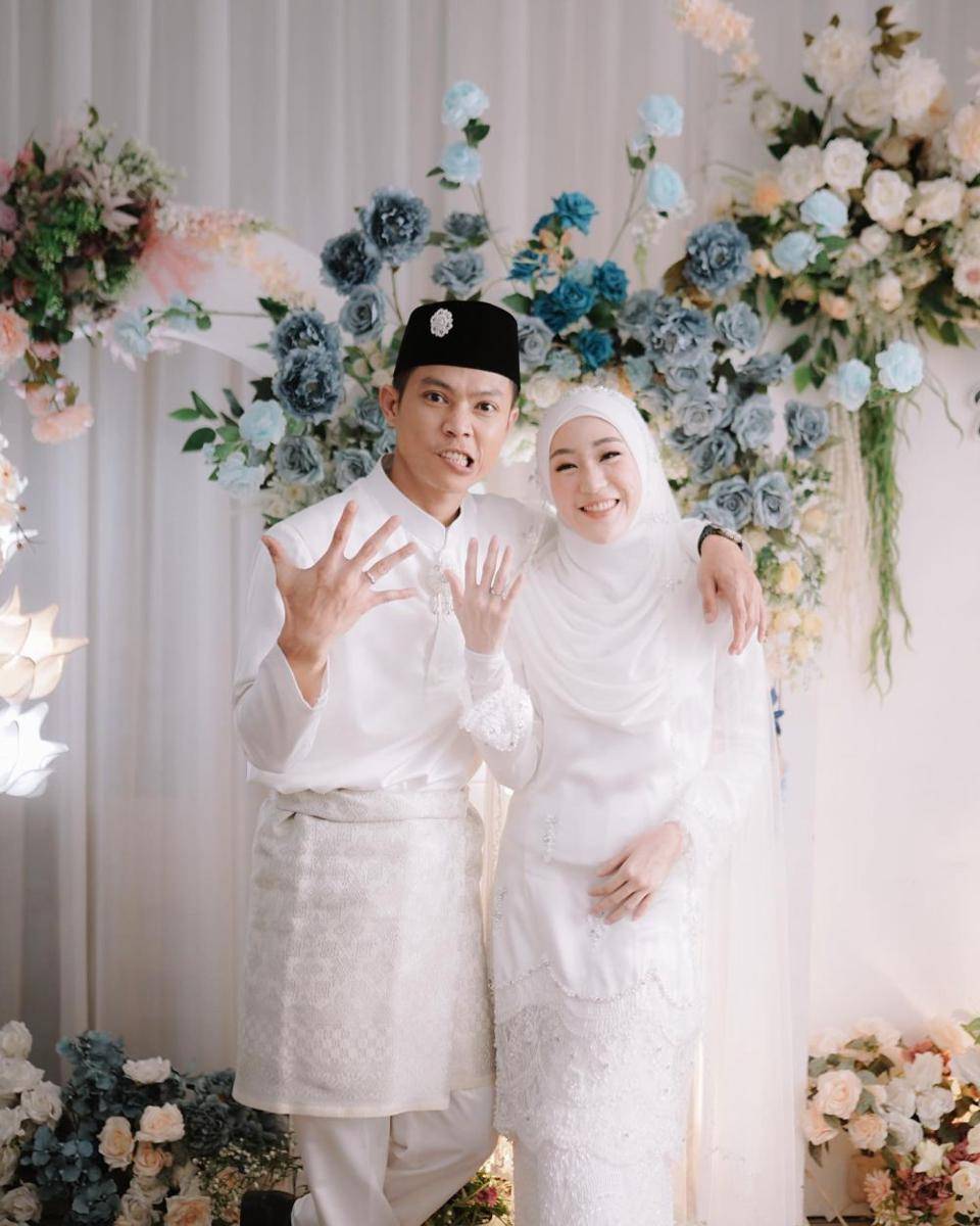 potret pernikahan Larissa dan Ikram (instagram.com/larissachou)