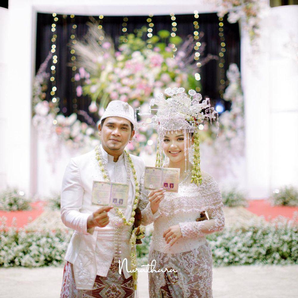 potret pernikahan Maell dan Anggita (instagram.com/maell_lee)