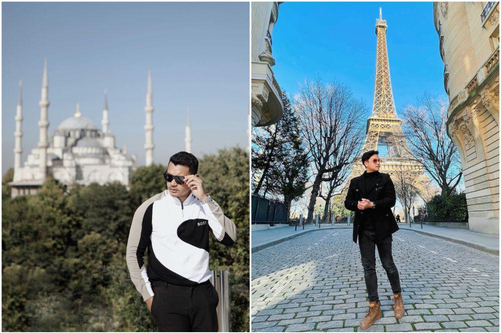 11 Pesona Suami Para Selebgram saat Liburan di Luar Negeri, Kece!
