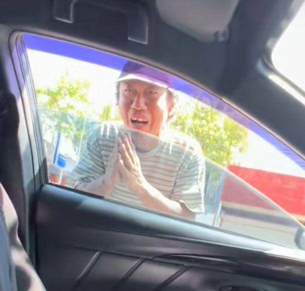 Pengemis di Surabaya viral dan meresahkan. (Dok. Istimewa)