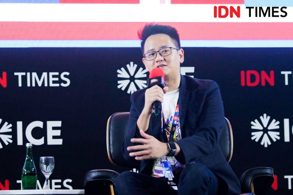 Hendry Lim dalam acara IMGS 2023, Doing Business in This Borderless Creativity Era pada Sabtu (25/11/2023). (IDN Times/Tata Firza)