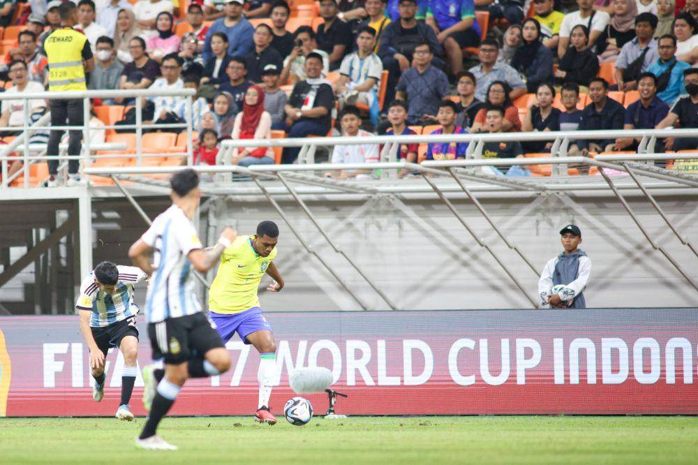 Brasil vs Argentina di Piala Dunia U-17 2023. (Dok. LOC Piala Dunia U-17 2023)