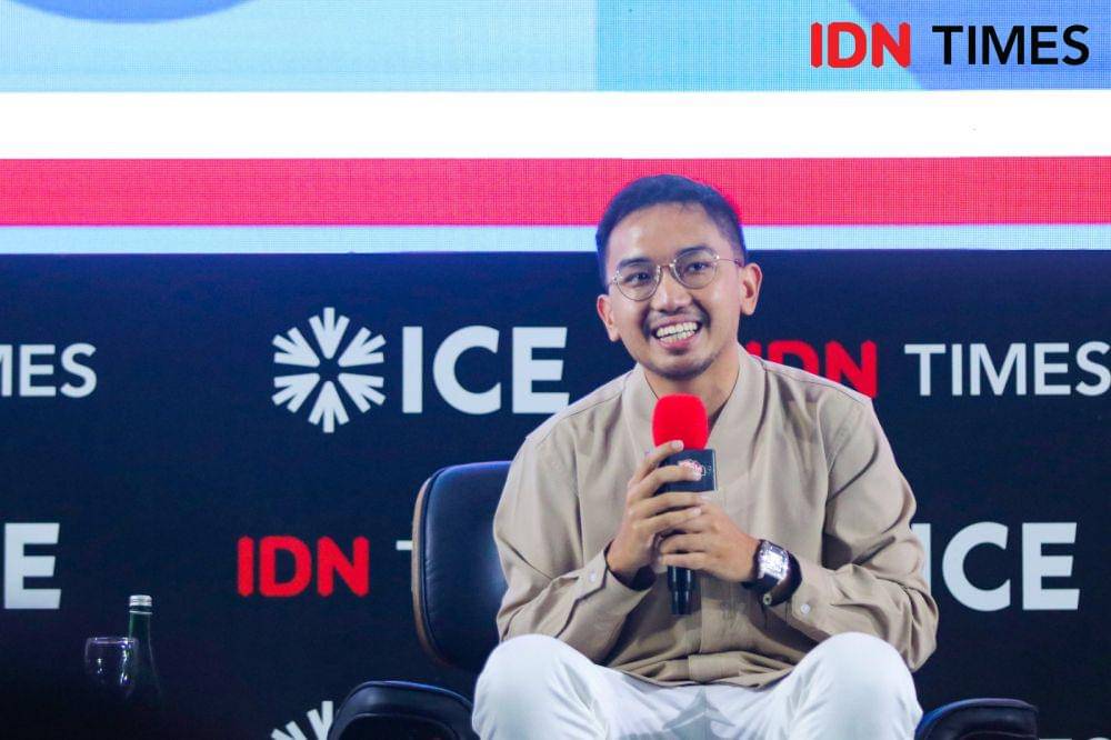 K.G.P.A.A. Mangkoenagoro X (Gusti Bhre) dalam acara IMGS 2023, Fostering Youth Leadership Skills in Navigating The Digital Landscape pada Sabtu (25/11/2023). (IDN Times/Tata Firza)