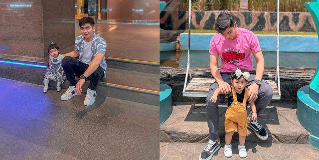 8 Inspirasi Outfit Momong Anak ala Teuku Ryan, Papa Idaman!