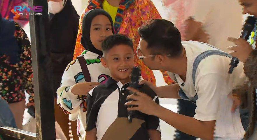 tamu artis ulang tahun Rayyanza (YouTube.com/Rans Entertainment)