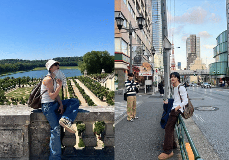 8 Inspirasi Outfit Celana Oversize ala Taeyong NCT, Stunning!