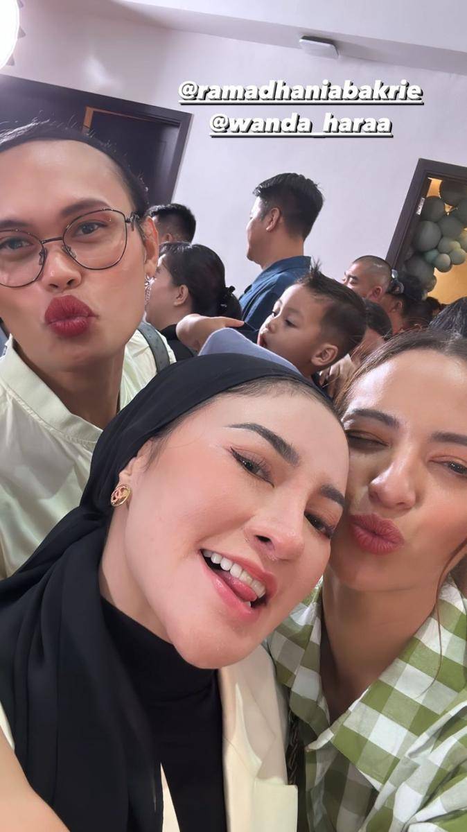 tamu artis ulang tahun Rayyanza (Instagram.com/ramadhaniabakrie)