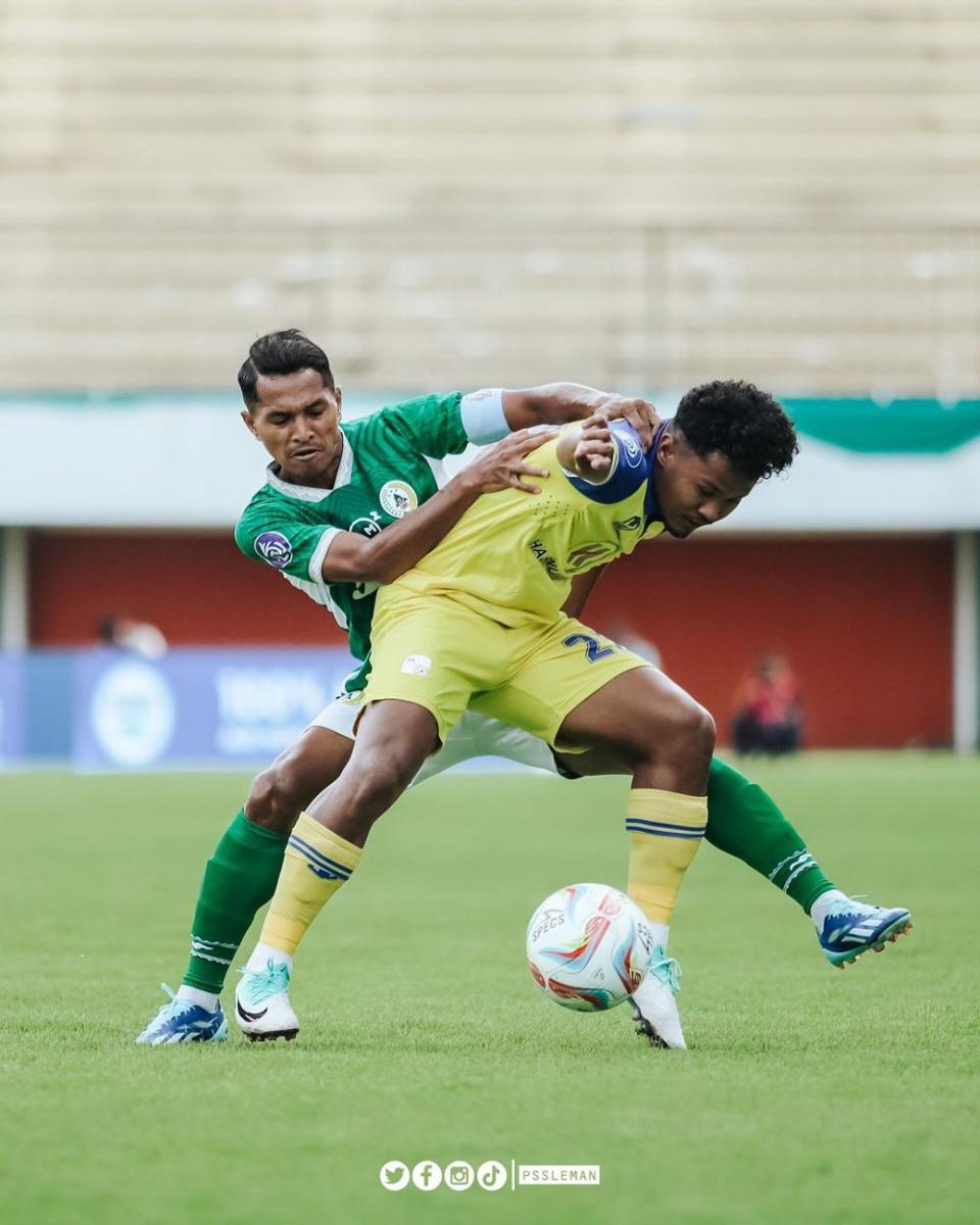 PSS Sleman vs Barito Putera pada pekan ke-20 Liga 1 2023/2024 di Stadion Maguwoharjo, Sleman, Minggu (26/11/2023) sore. (instagram.com/pssleman)