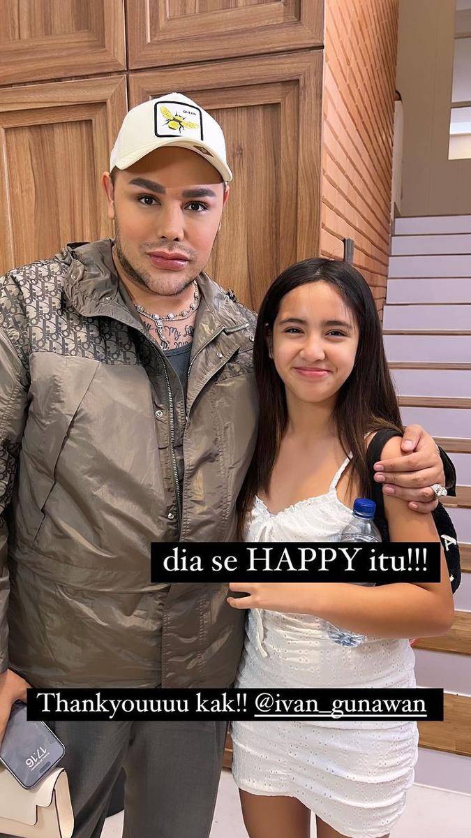 tamu artis ulang tahun Rayyanza (Instagram.com/ramadhaniabakrie)