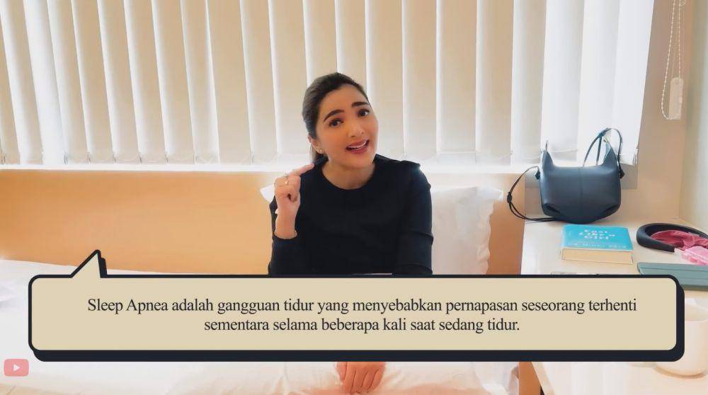 Ashanty terap tidur (YouTube.com/The Hermansyah A6)