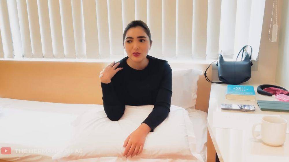 Ashanty terap tidur (YouTube.com/The Hermansyah A6)