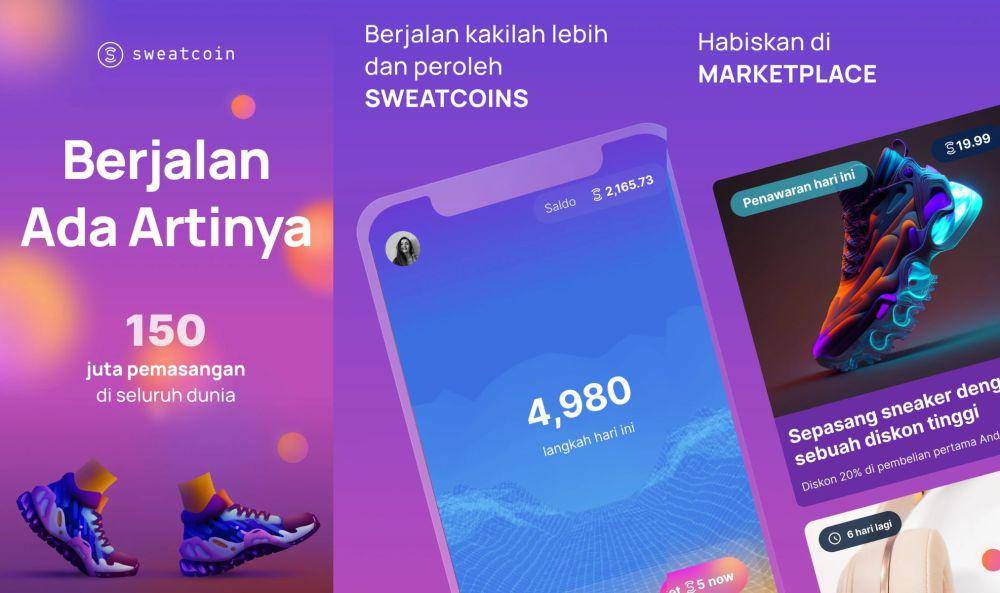 ilustrasi SweatCoin (play.google.com/Sweatco LTD)