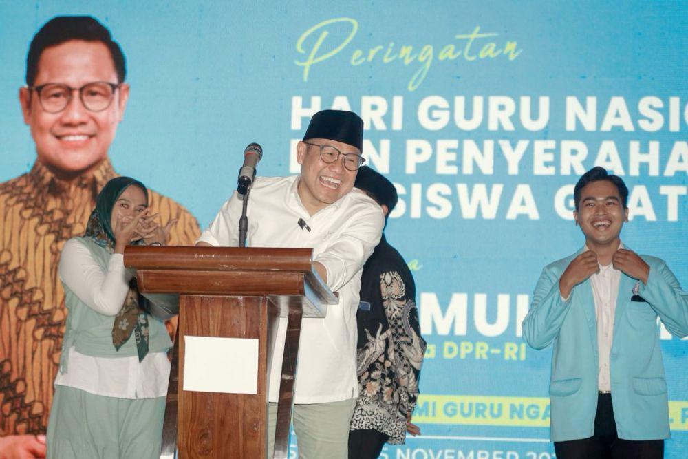 Hari Guru Nasional, Cak Imin Janji Bakal Beri Gaji Guru Ngaji