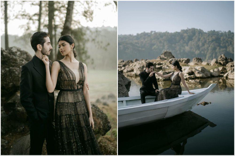 10 Foto Prewed Jharna Bhagwani dan Husein di Ciwidey