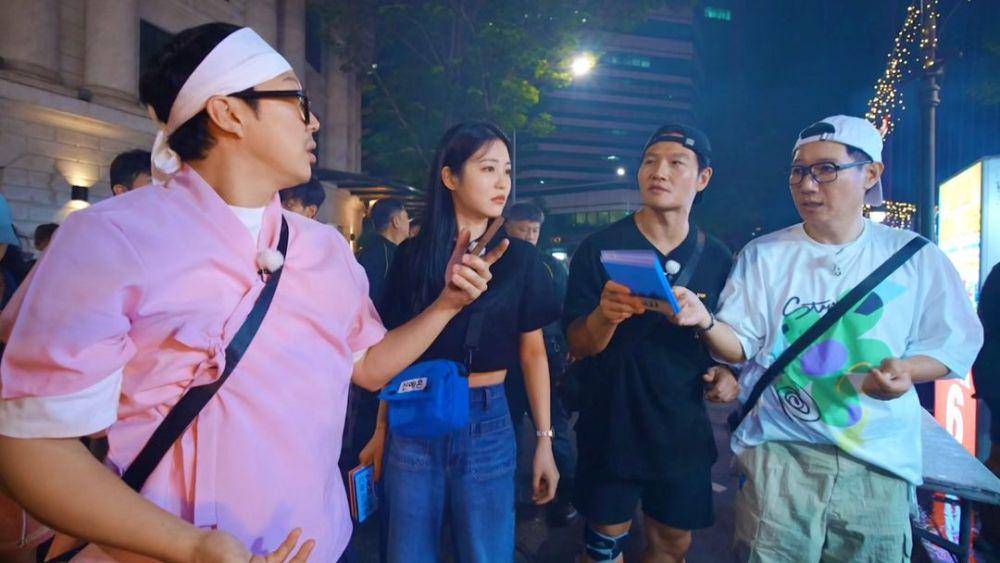 potret Shin Ye Eun saat jadi bintang tamu di Running Man (dok. SBS)