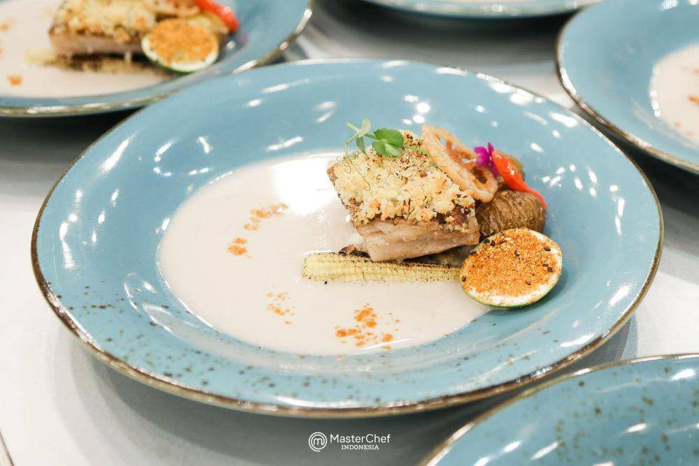 Potret baked fish kuah asam ala Kiki MasterChef Indonesia (instagram.com/kiki.mci11)