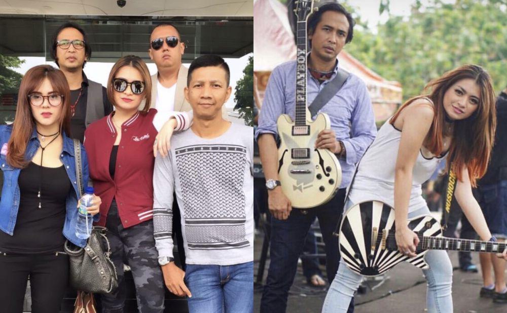 7 Potret Lawas Nathalie Holscher Ngeband Bareng Rowman dan Makki Ungu