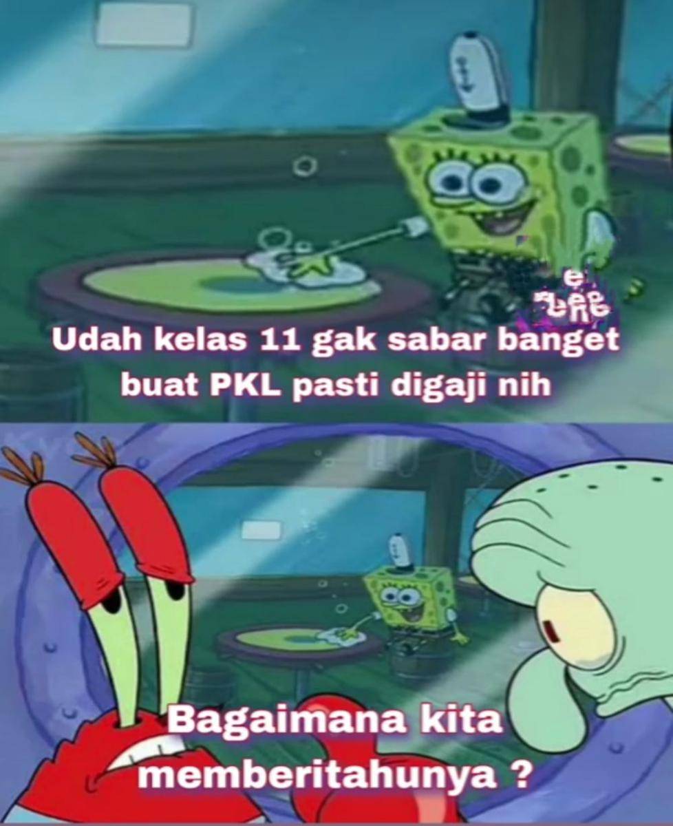 meme SpongeBob (instagram.com/temansantuy05)