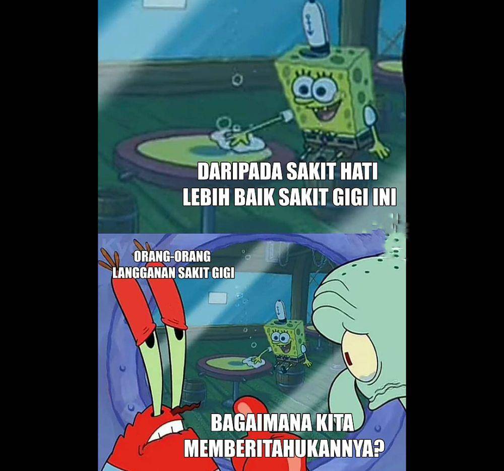 meme SpongeBob (instagram.com/memecomic.id)