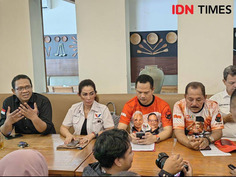 Tim Pemenangan Cabang Ganjar-Mahfud Kota Solo. (IDN Times/Larasati Rey)