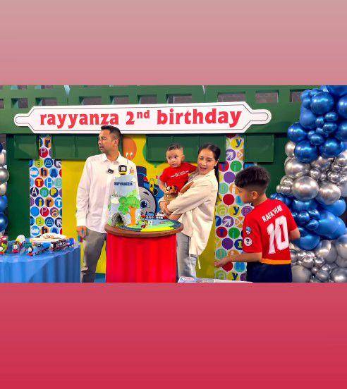 ulang tahun Rayyanza (Instagram.com/riniperdiyanti)