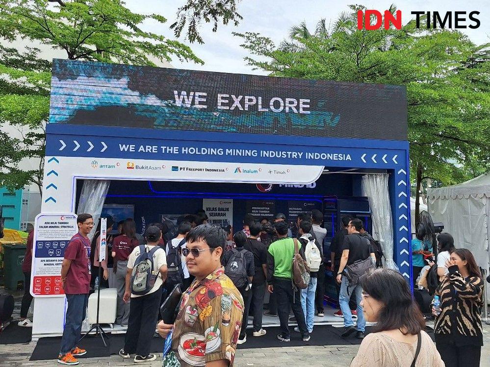Seru! Begini Antusiasme Pengunjung Booth MIND ID di IMGS 2023