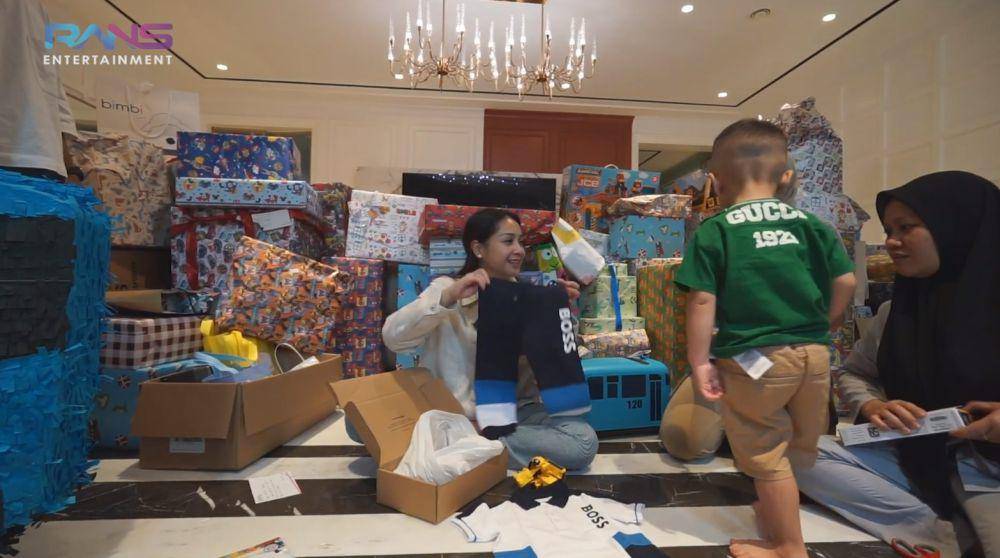 hadiah ulang tahun Rayyanza (youtube.com/rans entertainment)