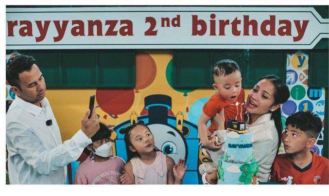 ulang tahun Rayyanza (Instagram.com/gadiiing)