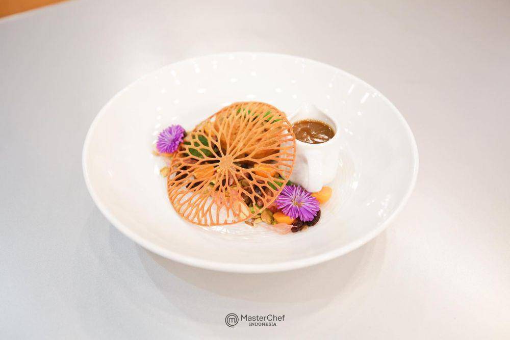 Potret sticky tofu pudding ala Belinda MasterChef Indonesia Season 11 (instagram.com/belinda.mci11)
