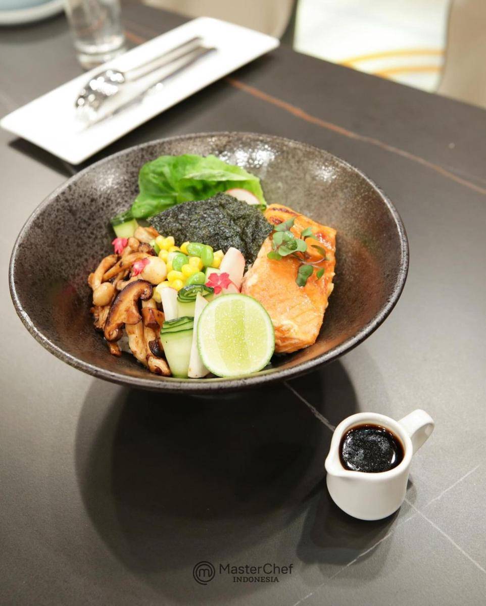 Potret japanese rice bowl ala Belinda MasterChef Indonesia Season 11 (instagram.com/belinda.mci11)