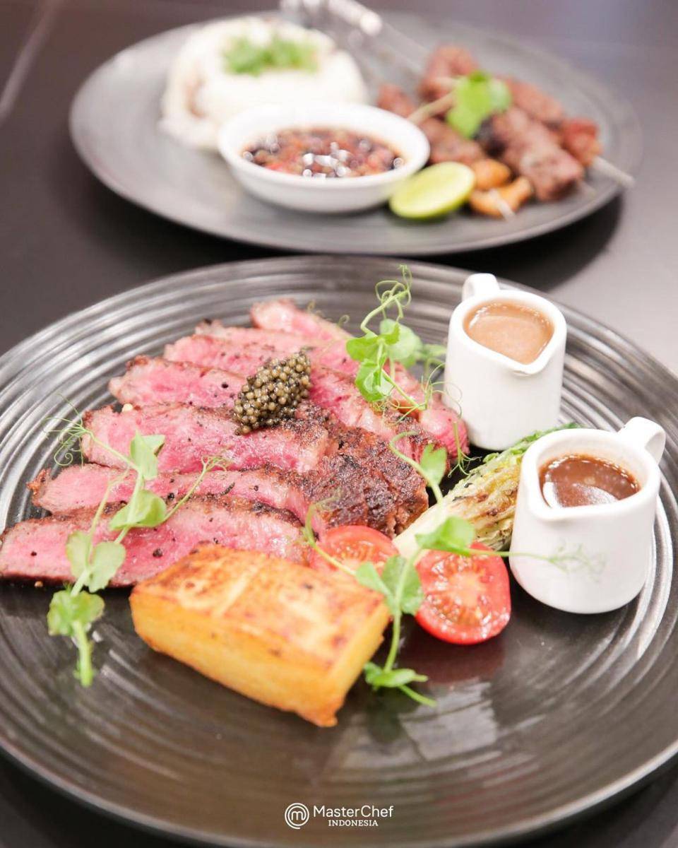 Potret pan seared wagyu ala Belinda MasterChef Indonesia Season 11 (instagram.com/belinda.mci11)