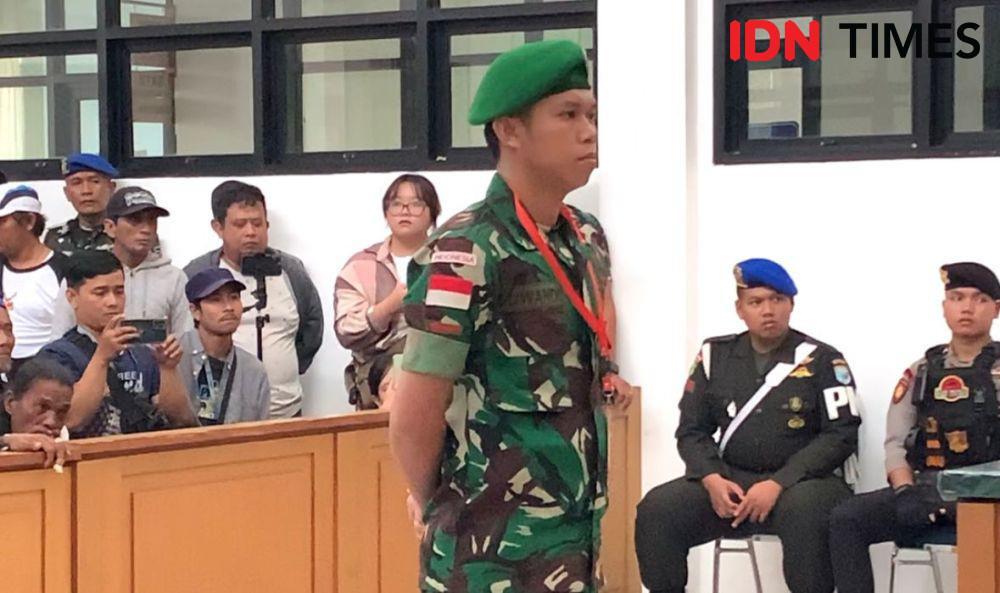 Prajurit TNI Pembunuh Sadis Tunangan Divonis Penjara Seumur Hidup