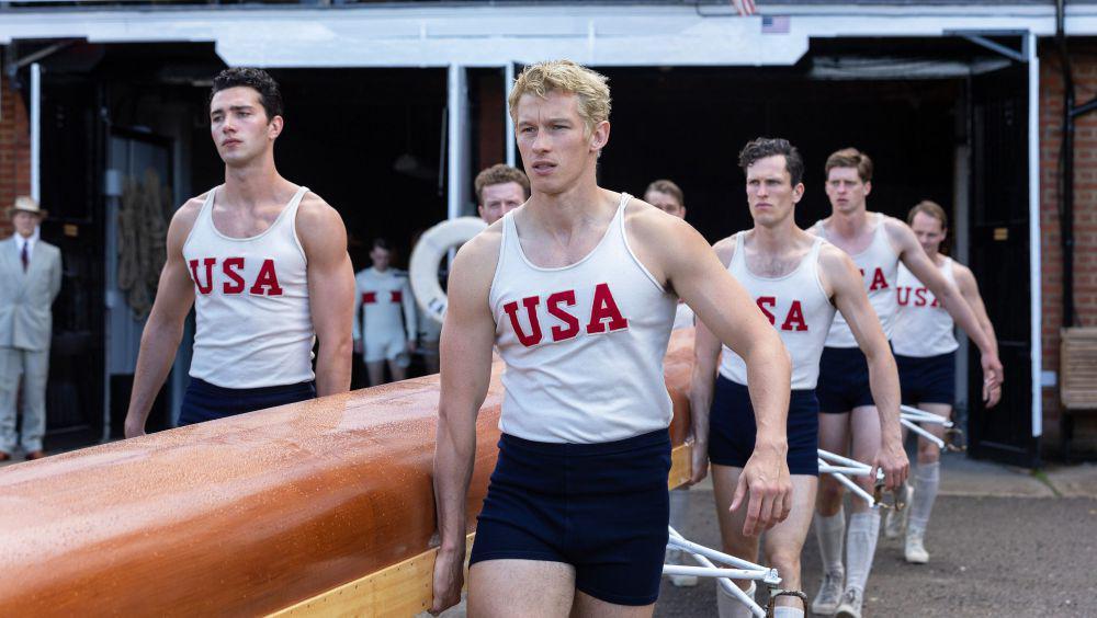 Callum Turner dalam film The Boys in the Boat. (dok. Amazon MGM Studios/The Boys in the Boat)