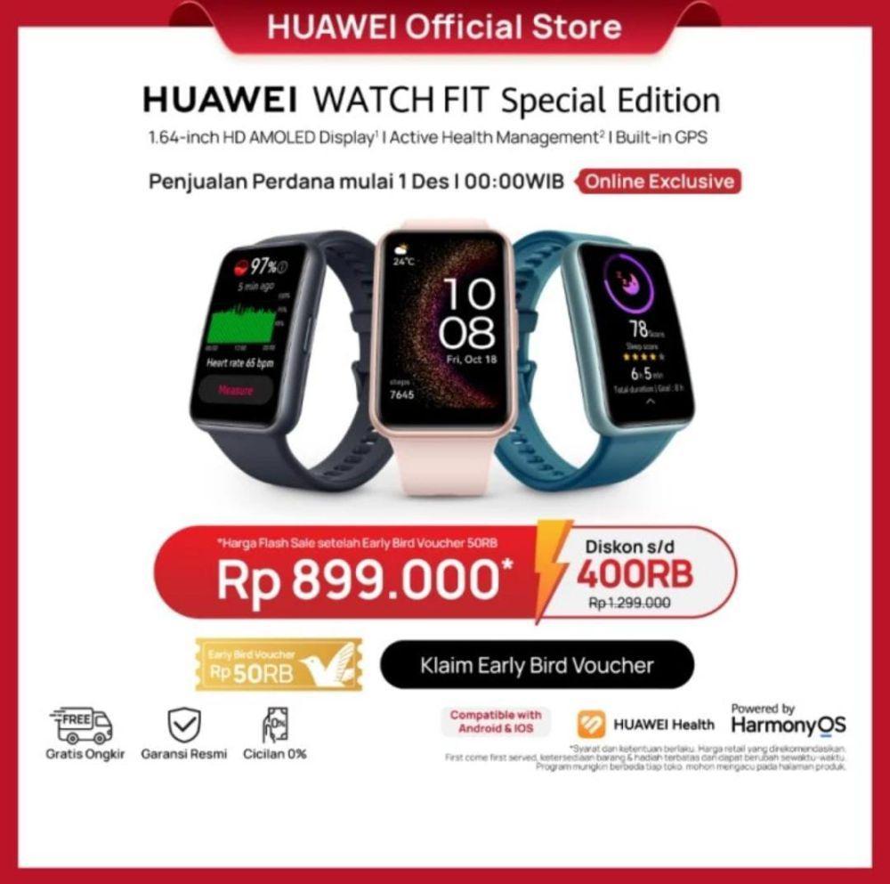 HUAWEI WATCH FIT SE (tokopedia.com/HUAWEI Official Store)