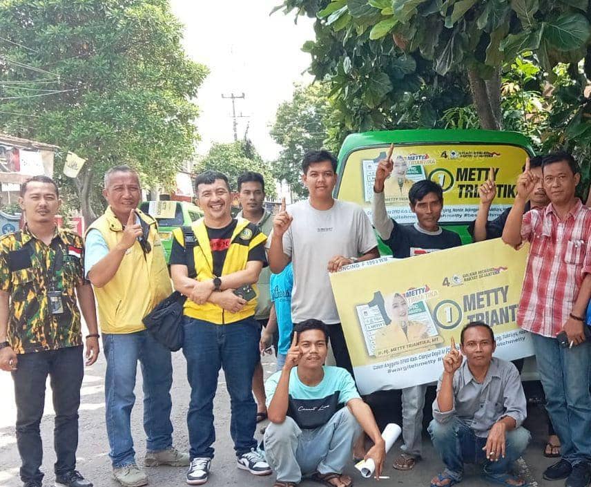 Kampanye Hari Pertama, Caleg DPRD Cianjur Didukung Pengusaha Angkutan