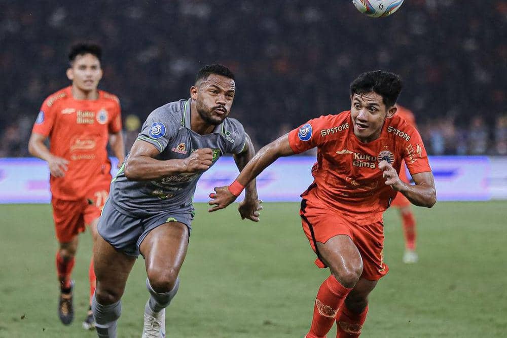 Persebaya dalam laga menghadapi Persija di Liga 1 2023/2024 putaran pertama. (instagram.com/officialpersebaya)
