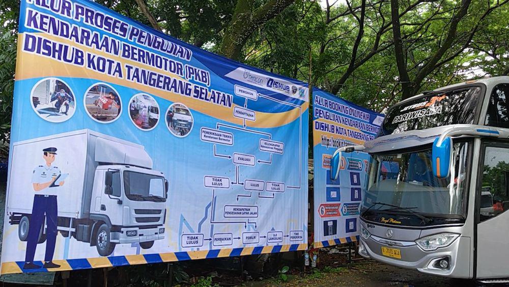 Pemkot Tangsel Luncurkan Program Uji KIR Drive Thru dan Booking Online