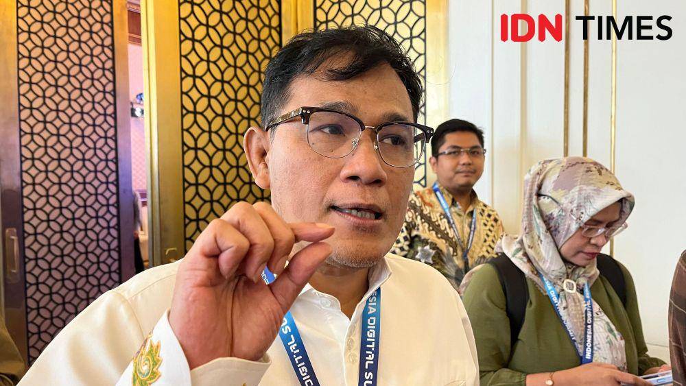 Anggota Dewan Pakar TPN Prabowo-Gibran, Budiman Sudjatmiko (IDN Times/Ridwan Aji Pitoko_