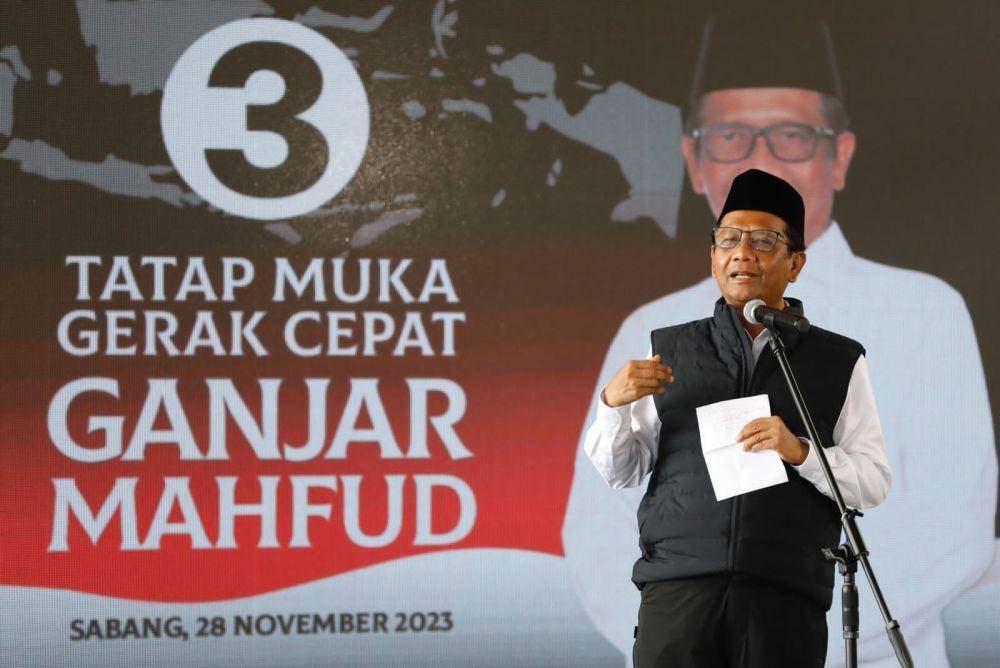 Mahfud MD kampanye perdana di Sabang, Aceh, pada Selasa (28/11/2023) (IDN Times/Istimewa)