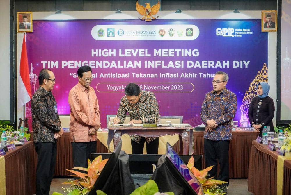 High Level Meeting TPID DIY, di Grand Rohan, Selasa (28/11/2023). (Dok. Istimewa)