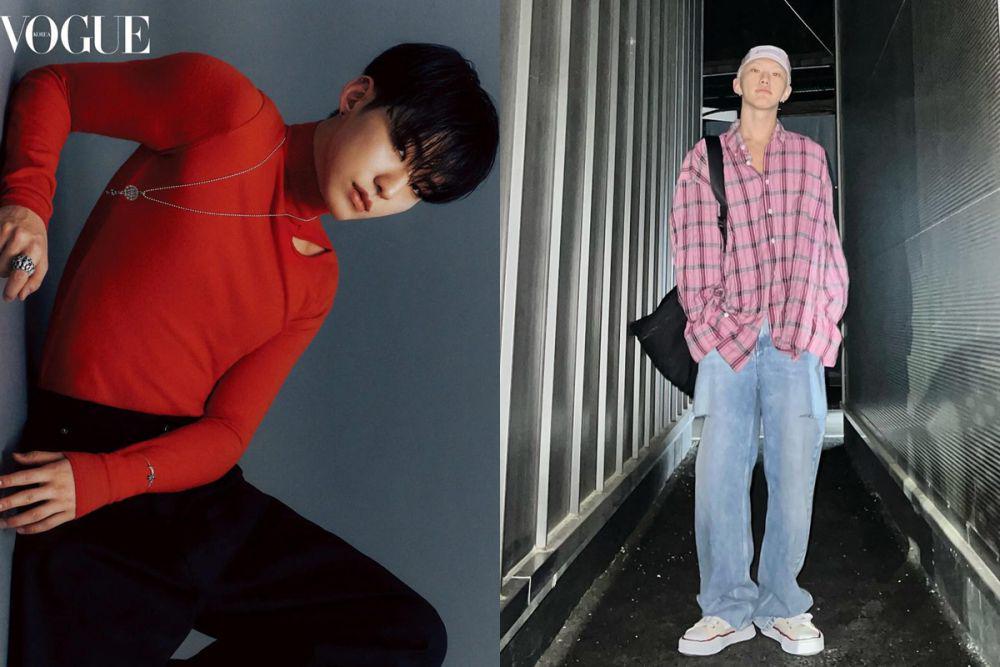 7 Ide Outfit Nuansa Merah ala Hoshi SEVENTEEN, Catchy Atraktif!