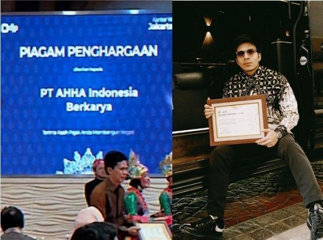 7 Potret Atta Halilintar Mendapat Penghargaan dari DJPPR Kemenkeu RI