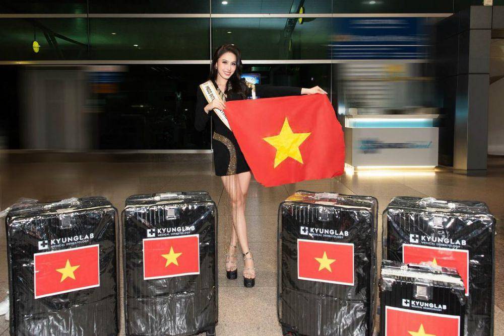Potret Keberangkatan Finalis Miss Intercontinental 2023 ke Mesir (Instagram.com/ngochangln)