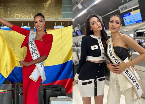 Potret Keberangkatan Finalis Miss Intercontinental 2023 ke Mesir (Instagram.com/maresalasj | Instagram.com/firstwang)