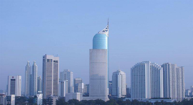 ilustrasi gedung-gedung tinggi di Jakarta (flickr.com/AditChandra)