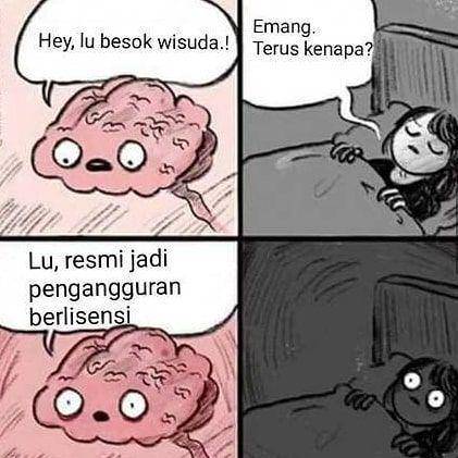 Meme menganggur (instagram.com/sejay_mantap)
